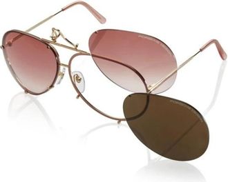Porsche Design P8478 Zonnebril - unisex - Zonnebrillen - Grijs - 66 MM - Accessoires