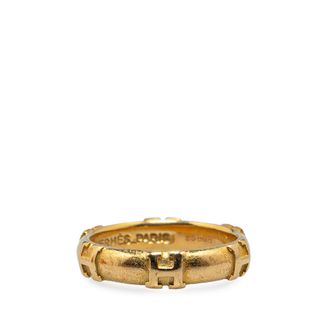 Herm&egrave;s 18K Yellow Gold Fidelite Ring