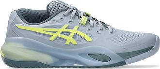 Asics Mens Gel-Resolution X Shoes In Grey Blue/pistachio