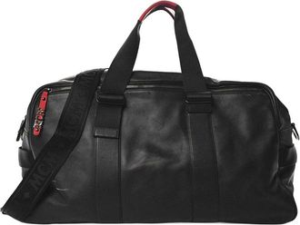 MCM Black Calfskin Leather Duffel Bag (Authentic Pre-Loved)