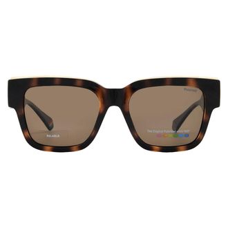 Polaroid Polarized Bronze Square Unisex Sunglasses PLD 6198/S/X 0086/SP 52