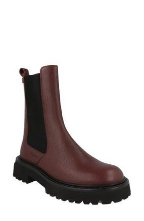 Ferragamo Leather Chelsea Boot in Purple at Nordstrom Rack, Size 8.5