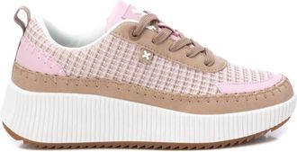 Xti Womens Technical Modern Sneakers In Nude