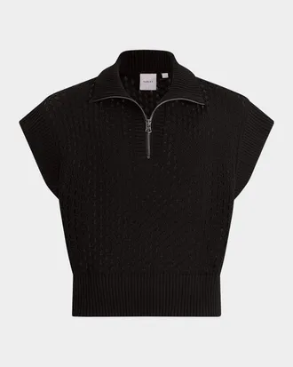 Varley Gaines Half-Zip Knit Vest