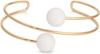 Ettika Summer Escape Cuff Bracelet in Bone at Nordstrom