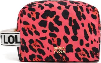Bimba & Lola Make-up tas met luipaardprint - Roze