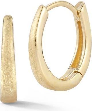 Ember Fine Jewelry 14K Gold Oval Huggie Hoop Earrings at Nordstrom Rack