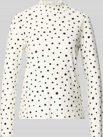 Tom Tailor Denim Regular Fit Langarmshirt aus Viskose-Mix in Weiss, Gr&ouml;&szlig;e XL