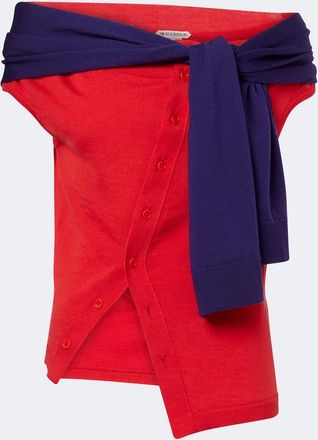 J.W.Anderson Top off-shoulder in lana