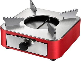 OEM Estufa De Alcohol Compacta De Acero Inoxidable Con Bandeja Para Cocinar Al Aire Libre, Control De Llama, Alta Potencia Y F&aacute;cil Limpieza