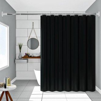 No Brand Cortina De Ba&ntilde;o Gruesa, Impermeable Y Resistente Al Moho, Cortina De Ducha De Pl&aacute;stico Impermeable, Cortina Divisoria Para Inodoro, Cortina De Puerta