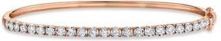 Allurez Diamond Bangle Bracelet 14k Rose Gold (0.69ct)
