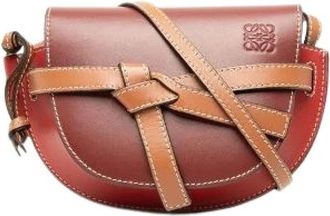 Loewe Pre-owned Borsa a Spalla Gate Mini in Pelle - - Pre-owned - Donna - Rosso - ONE SIZE