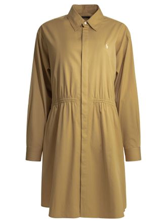 Polo Ralph Lauren katoenen midi-jurk met logo