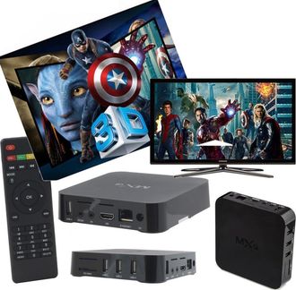 Trade Shop Trade Shop - Mxq Android Tv Box Wifi Iptv Smart Tv Plasma Led Usb Tarjeta Sd Internet Smart Tv