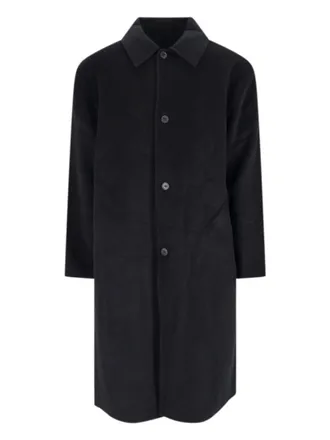 Berner K&uuml;hl Single-Breasted Wool Coat - Black