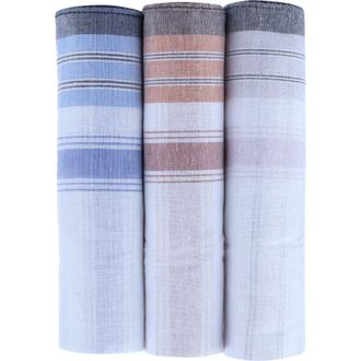 Trafalgar Store Checked Cotton Handkerchiefs in Blue Multi at Nordstrom