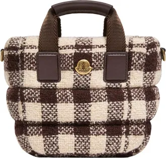 Moncler Moncler Caradoc Micro Tote Bag, Women, Brown, Size: One Size