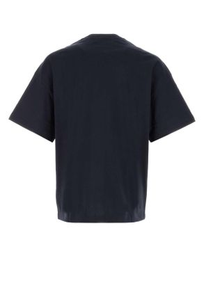 Jil Sander Cotton Crewneck T-Shirt - Navy