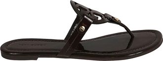 Tory Burch Flipflops - Dames - Slippers - Bruin - 36 1/2 EU - Leer - Schoenen