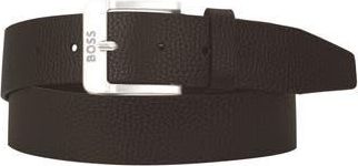 BOSS Jemio Pebbled Leather Belt in Dark Brown at Nordstrom Rack, Size 30