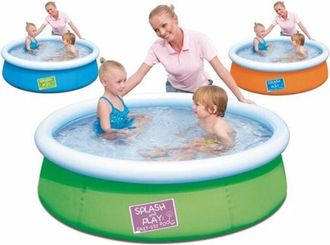 Trade Shop Trade Shop - Piscina Gonfiabile Per Bambini 152,5 X 38 Cm 477 Lt In Pvc Vari Colori