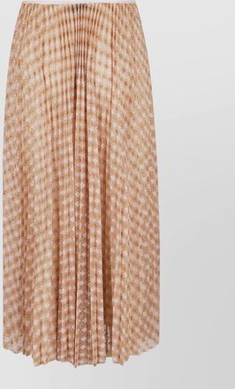 Forte_Forte mid length jersey skirt plisse detail