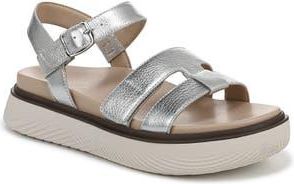 Vionic Solana Metallic Platform Sandal in Silver at Nordstrom Rack, Size 8.5