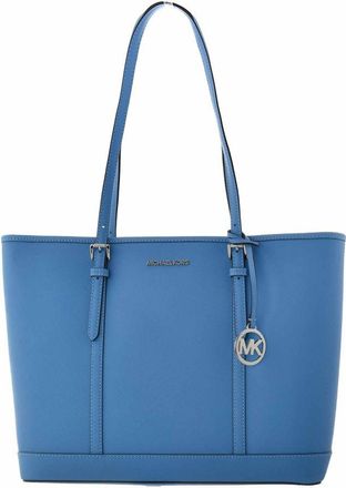 Michael Kors Blue Canvas Tote Womens Bag