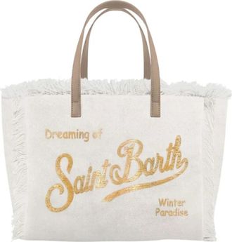 MC2 Saint Barth Vanity Mini Velvet - - Bags - Donna - Bianco - ONE SIZE