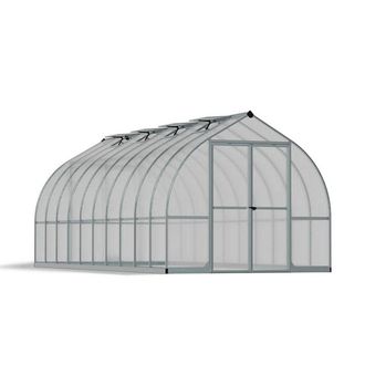 Palram Greenhouse Bella Kit 8 x 20 Feet - L603.9 x W244 x H219 cm - Silver