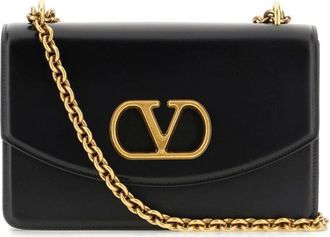 Valentino Garavani Tassen, Dames, Zwart, ONE Size, Zwarte Tassen Collectie