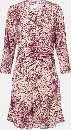 Isabel Marant Abito corto Octavia in misto seta