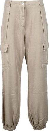 Replay Broek - Dames - Straight fit broeken - Beige - W25 - Broeken