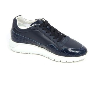 Hogan Sneakers, female, Blue, 3 UK, Interactive3 Leather Trainers
