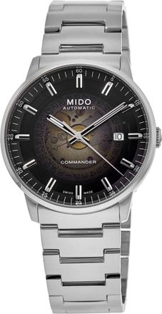 Mido Commander Gradient Automatic Black Dial Steel Mens Watch M021.407.11.411.00