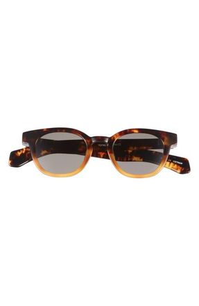 Eyebobs Total Wit 45mm Round Polarized Sunglasses in Tortoise /Amber /Grey at Nordstrom