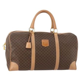 Celine Pre-owned Weekend Bags, female, Brown, Size: ONE SIZE Pre-owned Vintage Boston Bag