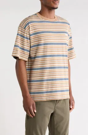 Carhartt Work in Progress Zane Stripe Cotton T-Shirt in Zane Stripe/peanut at Nordstrom, Size Xx-Large