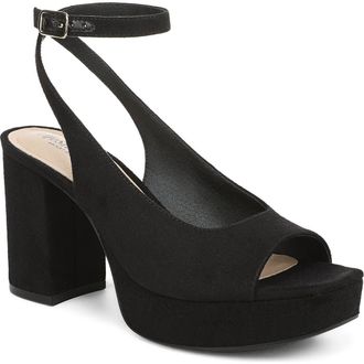 Life Stride Aliyah Ankle Strap Platform Sandal in Black at Nordstrom, Size 8.5