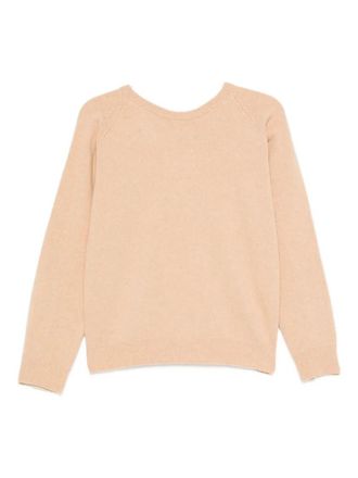Maison Margiela Beige Crew-neck Sweater