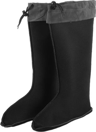 Frcolor Thick Insulated Snow Boot Liners for Men Plush Warm Rain Boot Socks with Adjustable Cuff Lightweight Thermal Fleece Inner Liner for Cold Weather Walki