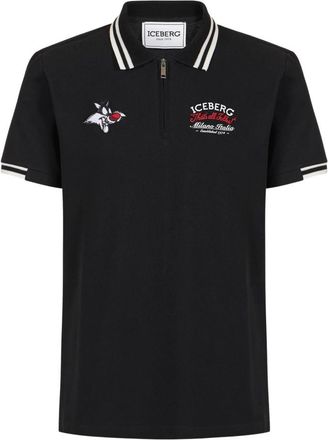 Iceberg T-Shirts - Heren - Polos - Zwart - XL - Tops