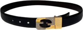 Gucci Pre-owned Belt - Dames - Vintage Accessoires - Zwart - ONE Size - Leer - Vintage