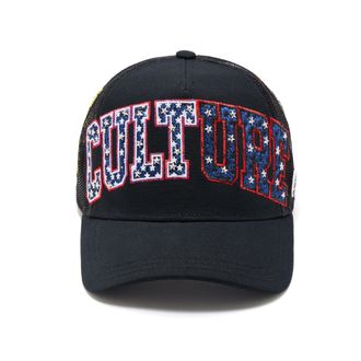 Cult of Individuality Mesh Back Trucker Hat Culture In Black