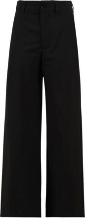 SOLOTRE Pantaloni con Pannello Asimmetrico sulla Gamba e Laccio Posteriore - - Trousers - Donna - Nero - L