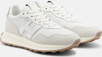 Hogan H641 leather and suede sneakers