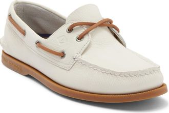Sperry Top-Sider Authentic Original 2-Eye Boat Shoe in Open White at Nordstrom Rack, Size 11.5