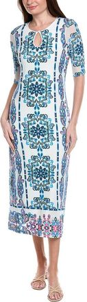 Johnny Was Haddey Mesh Midi Dress