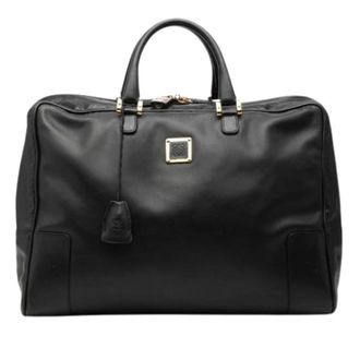 Loewe Pre-owned Weekend Bags, female, Black, Size: ONE SIZE Pre-owned Amazona Weekend Bag